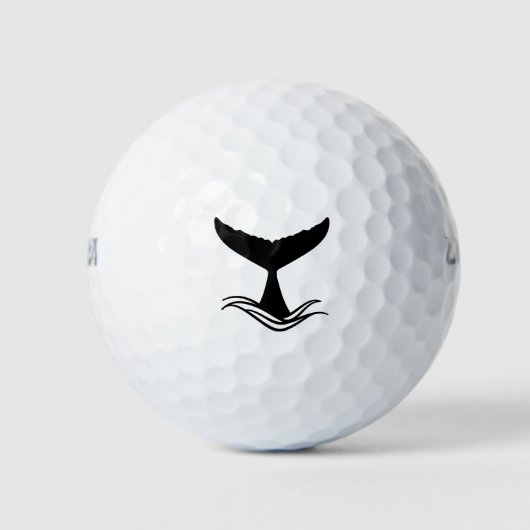 Balles De Golf Ocean Wave Whale Tail Golf Balls (Devant)
