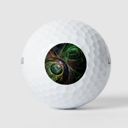 Balles De Golf OEil aux yeux Art Abstrait (Devant)