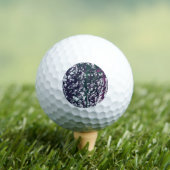 Balles De Golf Œuvres d'art en marbre violet, vert, rose (T-shirt Insitu)