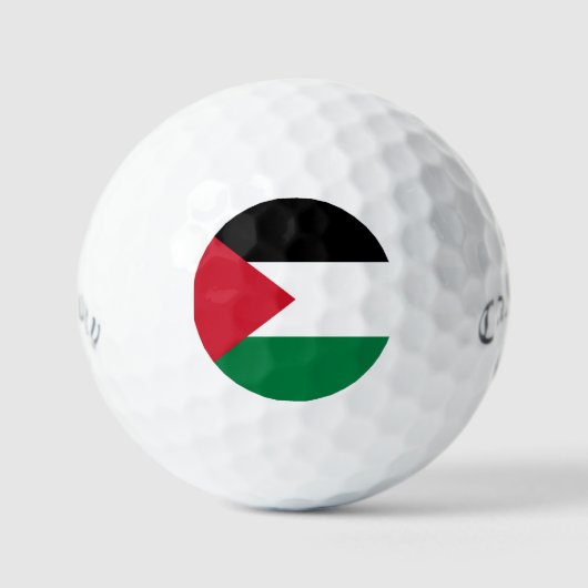 Balles De Golf officiellement le drapeau de l'État de Palestine (Recto)