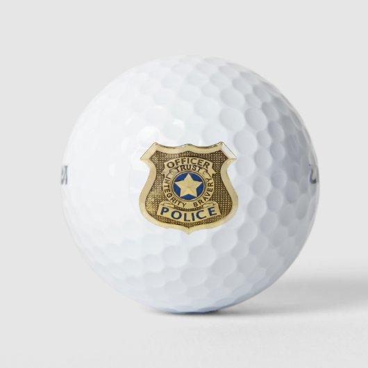 Balles De Golf Officier de police (Devant)