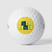 Balles De Golf Oh Snap Funny Élément Chimie enseignant Chimiste (Devant)