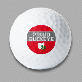 Balles De Golf Ohio Buckeye Fière