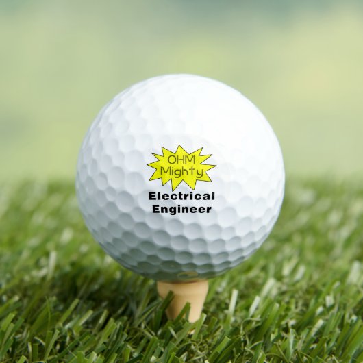 Balles De Golf Ohm Mighty Electrical Engineer (T-shirt Insitu)
