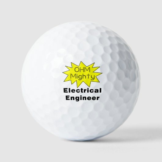 Balles De Golf Ohm Mighty Electrical Engineer (Recto)