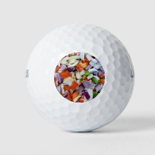 Balles De Golf Oignons et Poivrons (Devant)