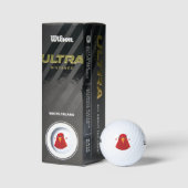 Balles De Golf Oiseau rouge "GUMI" (Emballage)