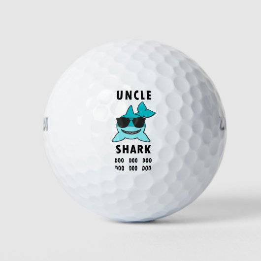 Balles De Golf ONCLE SHARK Doo Doo Doo Doo (Devant)