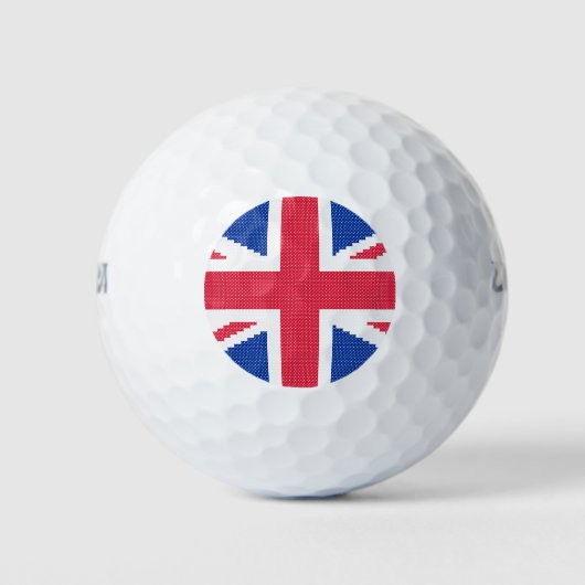 Balles De Golf Original cross-stitch design Union Jack (Devant)