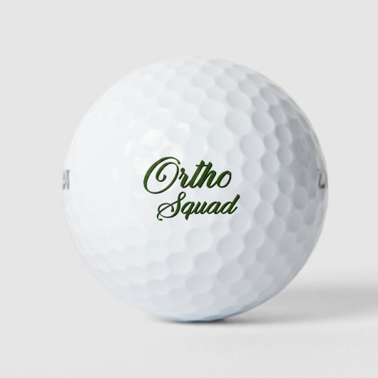 Balles De Golf Ortho Squad Infirmière orthopédique (Devant)