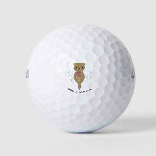 Balles De Golf Otter adorable (Devant)