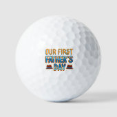 Balles De Golf Our First Father's Day (Recto)