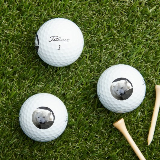 Balles De Golf Ours 002 (Herbe in situ)