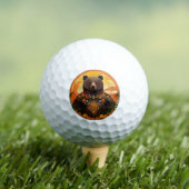 Balles De Golf Ours Brun Majestueux (T-shirt Insitu)