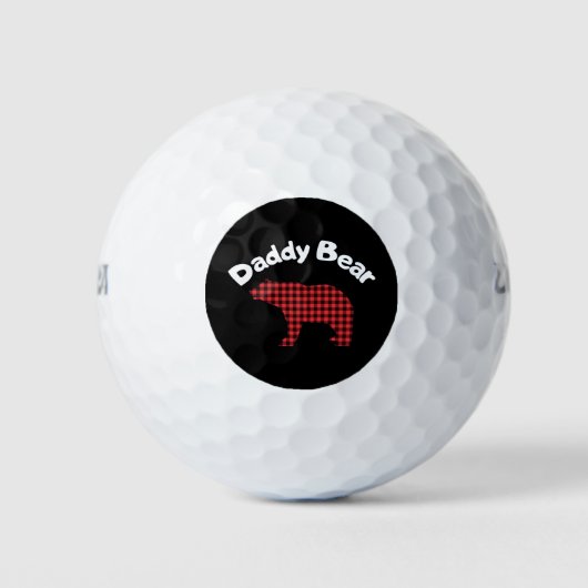 BALLES DE GOLF OURS DADDY (Devant)