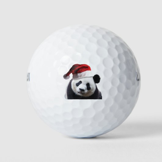Balles De Golf Ours du Père Noël Panda (Devant)