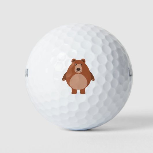 Balles De Golf Ours mignon (Devant)