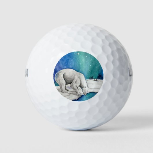 Balles De Golf Ours polaire Aurora (Devant)
