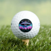 Balles De Golf OVNI Aliens Invasion esthétique (T-shirt Insitu)