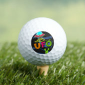 Balles De Golf ovni dans l'espace dit bonjour (T-shirt Insitu)
