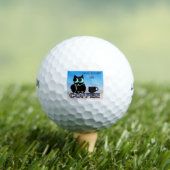 Balles De Golf Owl adore son café (T-shirt Insitu)