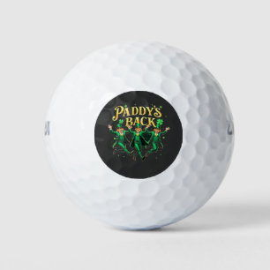 Balles De Golf Paddy's Back St Patrick's Day Trump Dancing