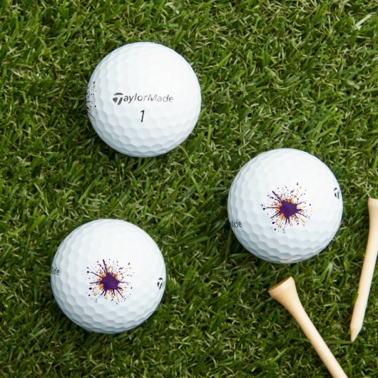 Balles De Golf Paint Ball Blast taylormade golf balls (Herbe in situ)