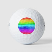 Balles De Golf Painted Rainbow (Devant)