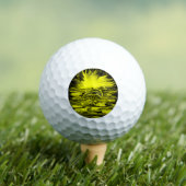 Balles De Golf Paire de dauphins dans le soleil (T-shirt Insitu)