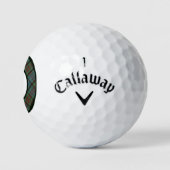 Balles De Golf Paisley Tartan Clan Plaid Golf Balls (Logo)