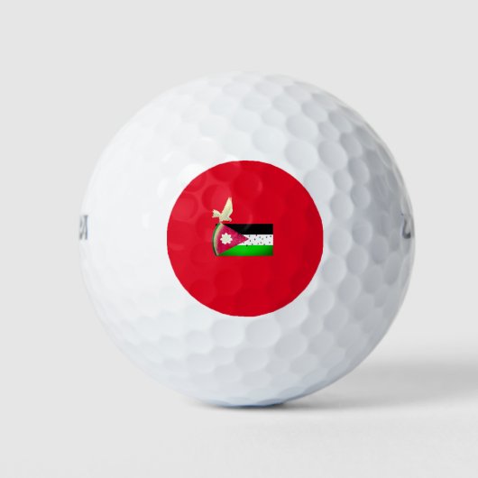 Balles De Golf Palestine Soutien à la conception de pastèque (Devant)