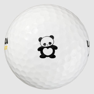 Balles De Golf Panda Kawaii