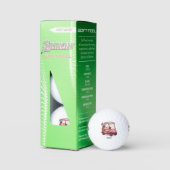 Balles De Golf Panier de golf rose personnalisé (Conditionnement)