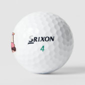 Balles De Golf Panier de golf rose personnalisé (Logo)