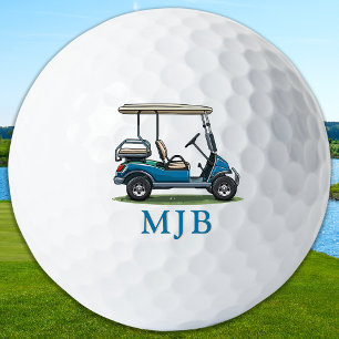 Balles De Golf Panier Personnalisé Golfeur 3 Initiales Monogramme