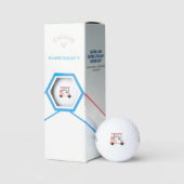 Balles De Golf Panier rose Marry Me Golf Balls (Conditionnement)