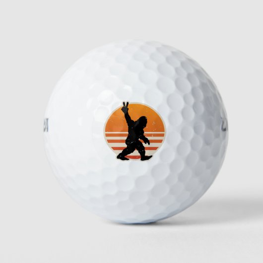 Balles De Golf Panneau de paix Bigfoot (Devant)