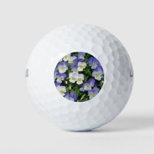 Balles De Golf Pansies violettes Jardin Floral