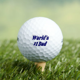Balles De Golf Papa bleu foncé