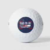 Balles De Golf Papa Doit Attendre (Devant)