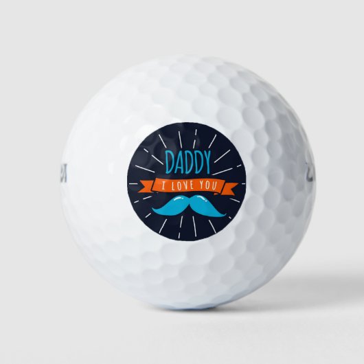 Balles De Golf Papa, je t'aime (Devant)