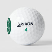 Balles De Golf Papa 'Le plus grand père du monde' vert (Logo)