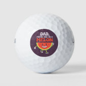 Balles De Golf Papa un dans un jeu de melon drôle papa plaisanter (Devant)