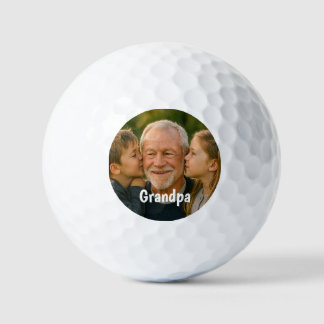Balles De Golf Papapa minimaliste photo personnalisée