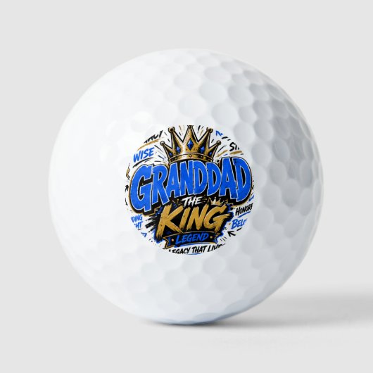 Balles De Golf Papi roi (Recto)