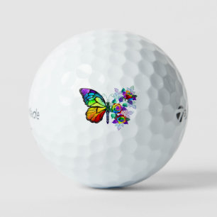 Balles De Golf Papillon arc-en-ciel
