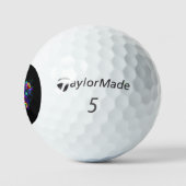 Balles De Golf Papillon arc-en-ciel (Logo)