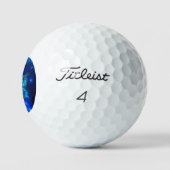 Balles De Golf Papillon Morpho sur fond sombre (Logo)