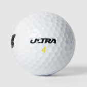 Balles De Golf Papillon Pailleté Noir (Logo)