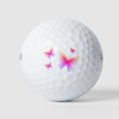 Balles De Golf Papillon rose (Devant)